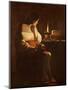 Mary Magdalene with a Night-Light, or the Terff Magdalene-Georges de La Tour-Mounted Premium Giclee Print