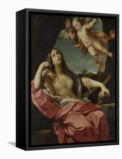 Mary Magdalene-Guido Reni-Framed Stretched Canvas