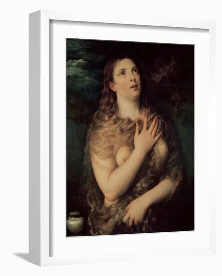 Mary Magdalene-Titian (Tiziano Vecelli)-Framed Giclee Print