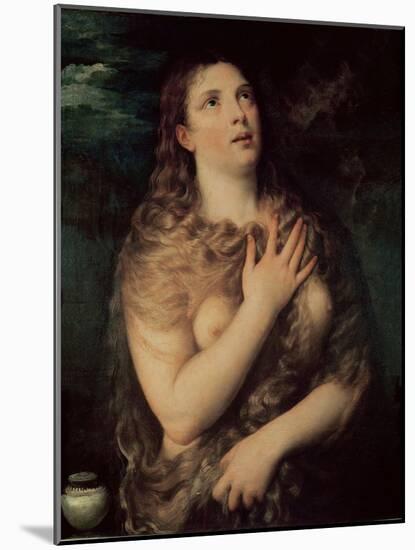 Mary Magdalene-Titian (Tiziano Vecelli)-Mounted Giclee Print