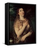 Mary Magdalene-Titian (Tiziano Vecelli)-Framed Stretched Canvas
