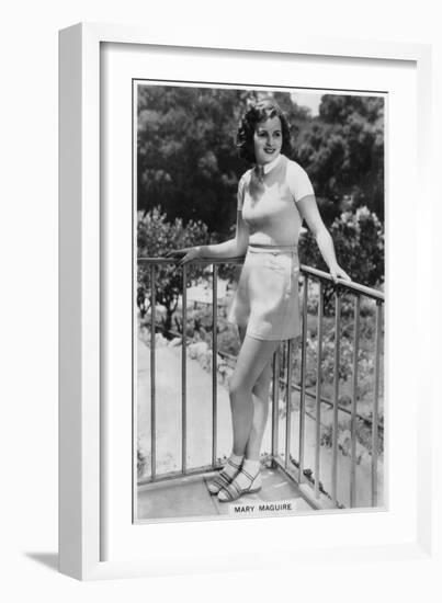 Mary Maguire, Australian Actress, C1936-C1939-null-Framed Giclee Print