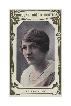 'Mary Marquet' Giclee Print
