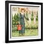 Mary, Mary, Quite Contrary, from 'April Baby's Book of Tunes' 1900-Kate Greenaway-Framed Giclee Print