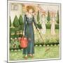 Mary, Mary, Quite Contrary, from 'April Baby's Book of Tunes' 1900-Kate Greenaway-Mounted Giclee Print