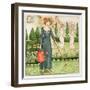 Mary, Mary, Quite Contrary, from 'April Baby's Book of Tunes' 1900-Kate Greenaway-Framed Giclee Print