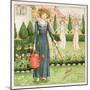 Mary, Mary, Quite Contrary, from 'April Baby's Book of Tunes' 1900-Kate Greenaway-Mounted Giclee Print