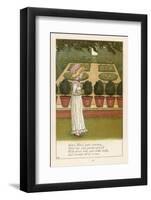 Mary Mary Quite Contrary How Does Your Garden Grow?-Kate Greenaway-Framed Photographic Print