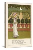 Mary Mary Quite Contrary How Does Your Garden Grow?-Kate Greenaway-Stretched Canvas