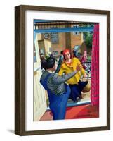 Mary Meets Elizabeth, 1996-Dinah Roe Kendall-Framed Giclee Print