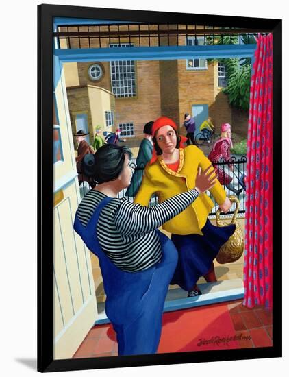 Mary Meets Elizabeth, 1996-Dinah Roe Kendall-Framed Giclee Print