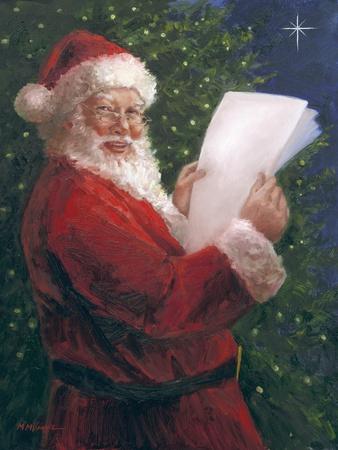 Santa With Blank Letters