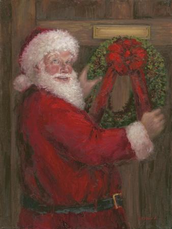 Santa With Wreath