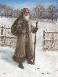 Santa With A Scroll And Quill-Mary Miller Veazie-Giclee Print