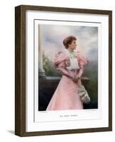 Mary Moore, English Actress and Theatre Manager, 1901-W&d Downey-Framed Giclee Print