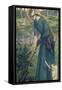 Mary Nazarene-Dante Gabriel Rossetti-Framed Stretched Canvas