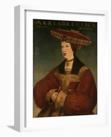 Mary of Austria, C.1520-Hans Maler-Framed Giclee Print