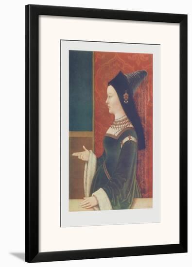 Mary of Burgundy-Hans Maler-Framed Art Print