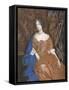 Mary of Modena as Duchess of York-Richard Gibson-Framed Stretched Canvas