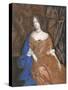 Mary of Modena as Duchess of York-Richard Gibson-Stretched Canvas