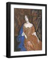 Mary of Modena as Duchess of York-Richard Gibson-Framed Giclee Print