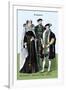 Mary of Scotland, Douglas Duke of Angus, and Edward VI, 14th Century-Richard Brown-Framed Art Print