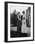 Mary of Teck (1867-195), Princess of Wales, with the Duchesse D'Aosta, 1908-null-Framed Giclee Print