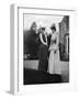 Mary of Teck (1867-195), Princess of Wales, with the Duchesse D'Aosta, 1908-null-Framed Giclee Print