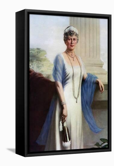 Mary of Teck, Queen Consort of George V of the United Kingdom, 1937-John Saint-Helier Lander-Framed Stretched Canvas