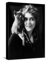 Mary Pickford (b/w photo)-null-Stretched Canvas