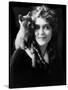 Mary Pickford (b/w photo)-null-Stretched Canvas