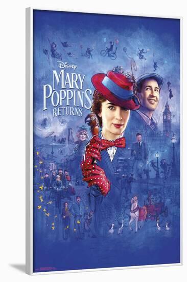 Mary Poppins Returns - Sketch-null-Framed Standard Poster