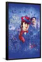 Mary Poppins Returns - Sketch-null-Framed Standard Poster
