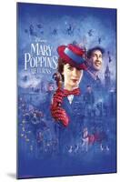 Mary Poppins Returns - Sketch-null-Mounted Standard Poster