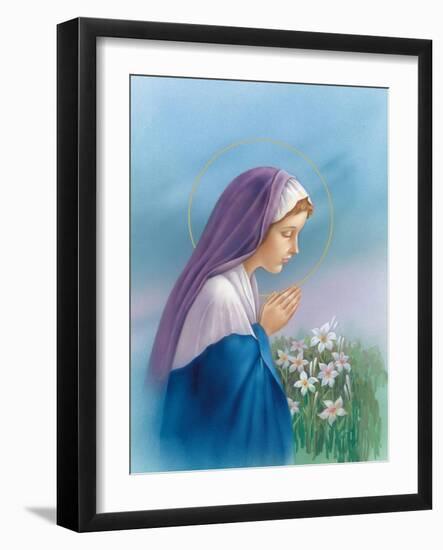 Mary Praying-Christo Monti-Framed Giclee Print