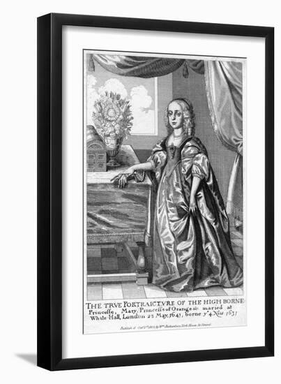 Mary, Princess of Orange, Daughter of Charles I, 1802-null-Framed Giclee Print