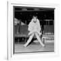 Mary Quant, at London Airport, on Her Way to Paris to Go to a Fancy Dress Ball.-null-Framed Photographic Print