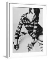 Mary Quant, British Mod Fashion Designer, 1967-null-Framed Photo
