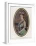 Mary, Queen of George V, Wearing a Crown with the Koh-I-Noor Diamond Set in the Centre-null-Framed Photographic Print