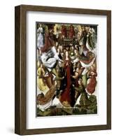 Mary Queen of Heaven, the St. Lucy Legend-Master of the St. Lucy legend-Framed Giclee Print