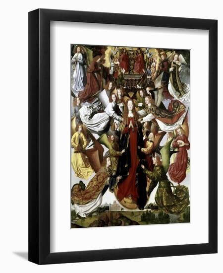 Mary Queen of Heaven, the St. Lucy Legend-Master of the St. Lucy legend-Framed Giclee Print