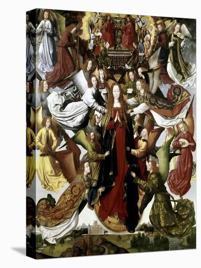 Mary Queen of Heaven, the St. Lucy Legend-Master of the St. Lucy legend-Stretched Canvas