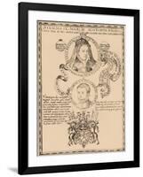 Mary, Queen of Scots (1542-158) and King James VI and I (1566-162), 1889-null-Framed Giclee Print