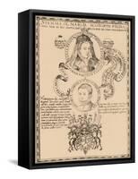 Mary, Queen of Scots (1542-158) and King James VI and I (1566-162), 1889-null-Framed Stretched Canvas