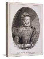 Mary Queen of Scots (1542-87), Engraved by George Vertue (1684-1756)-Federico Zuccaro-Stretched Canvas