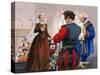 Mary Queen of Scots About to Be Beheaded at Fotheringay Castle-Pat Nicolle-Stretched Canvas