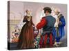 Mary Queen of Scots About to Be Beheaded at Fotheringay Castle-Pat Nicolle-Stretched Canvas