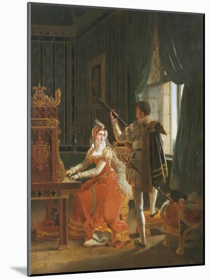 Mary Queen of Scots and Lord Darnley-Frederick William Hayes-Mounted Giclee Print