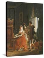 Mary Queen of Scots and Lord Darnley-Frederick William Hayes-Stretched Canvas