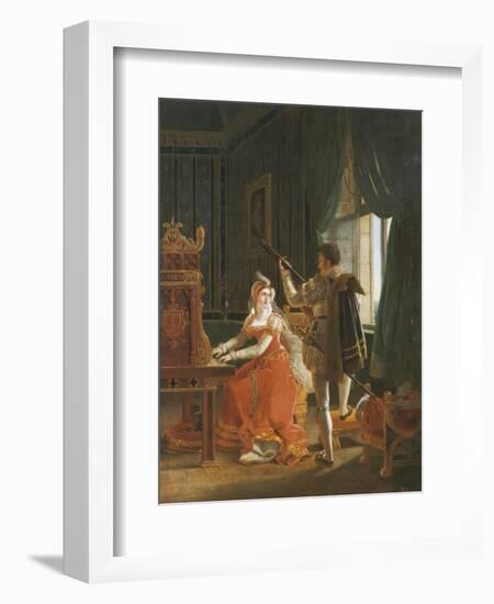 Mary Queen of Scots and Lord Darnley-Frederick William Hayes-Framed Giclee Print